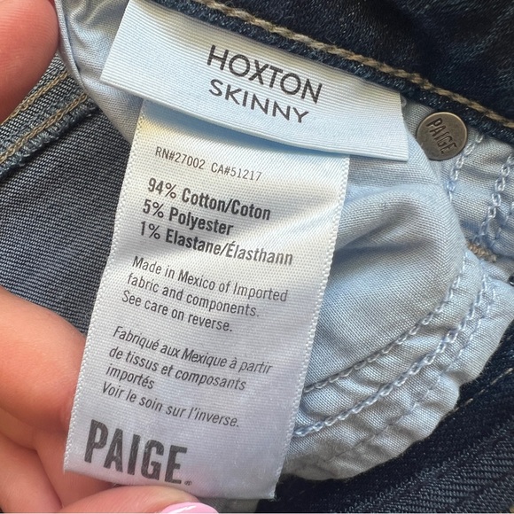 Paige Hoxton Skinny Jeans – Dark Wash – Women’s Size 26 - Picture 2 of 10